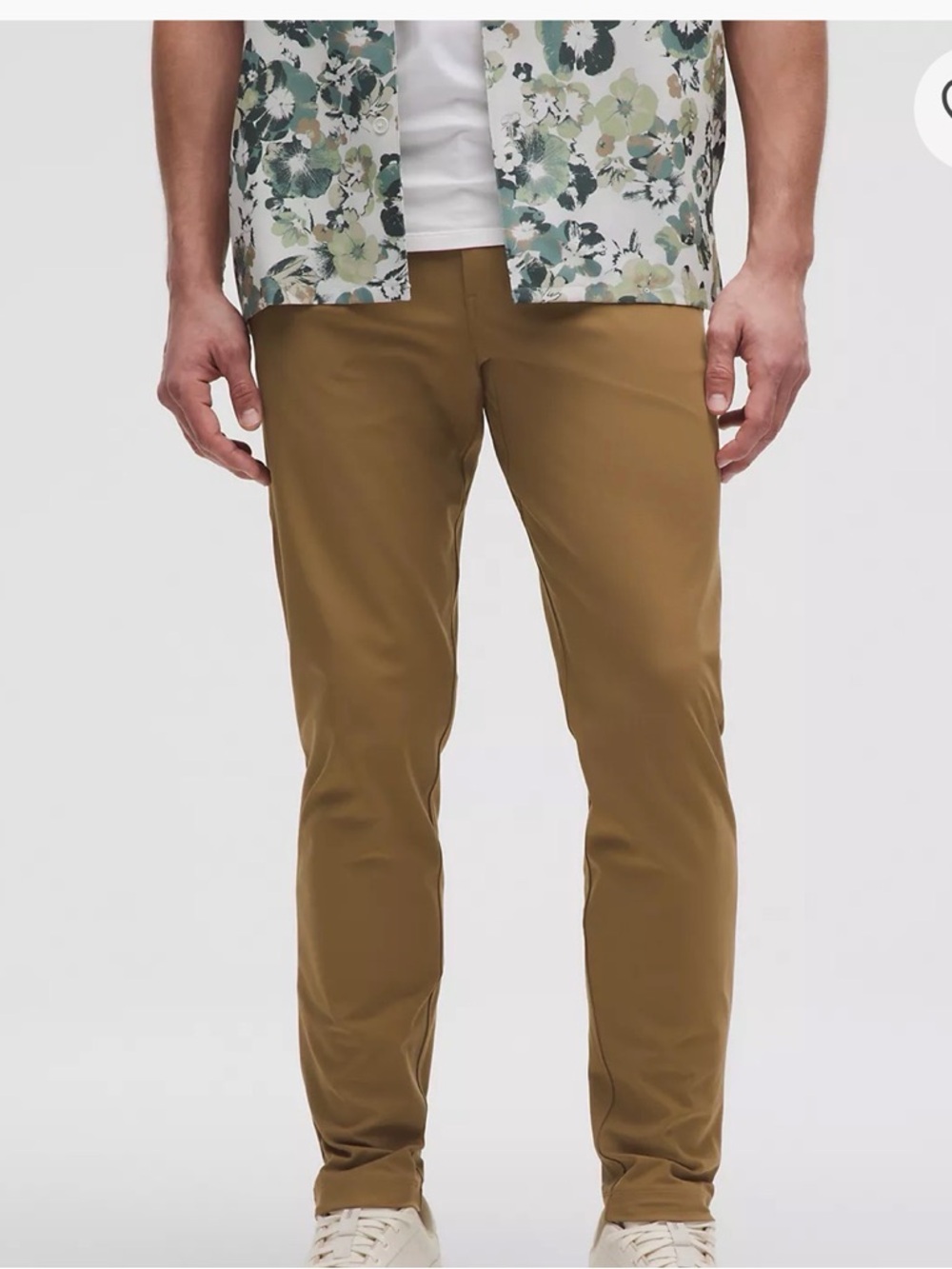 Men's Lululemon Slim Fit 5-Pocket Pants in Artifact Brown